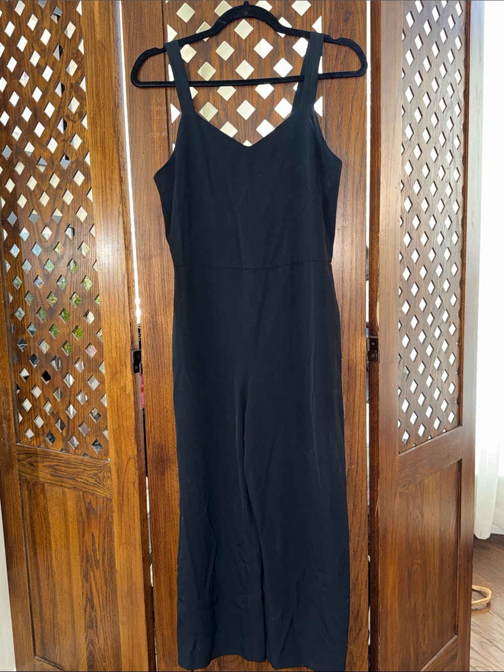 Everlane Black Jumpsuit with Wide Straps